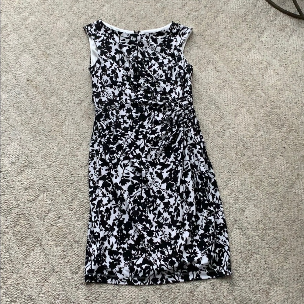 White Black Dress
